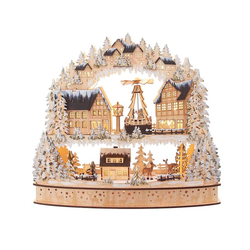 Kurt-Adler-Battery-Operated-LED-Village-with-Motion-Fairfax-Lumber-and-Hardware-3